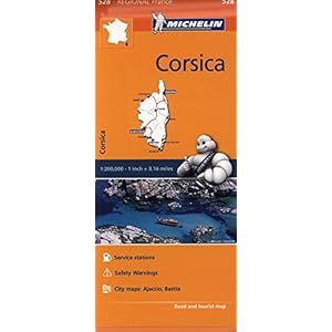 France: Corsica Map 528 (Michelin Regional France)