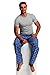 CYZ Mens 100% Cotton Pajama Pants Sleep Lounge Pajamas for Men Woven pj Pants