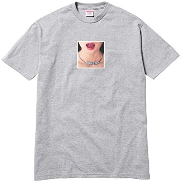 Amazon シュプリーム Supreme メンズ ネックレスフォトプリントtシャツ ヘザーグレー Necklace Tee Ss18t25 M Tシャツ カットソー 通販