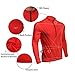 Spotti Men’s Long Sleeve Cycling Jersey, bike biking Shirt – Breathable and Quick Dry, Red, Chest 38-40″ – Mediumthumb 4