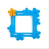 Mond-Sterne 1 PSC Creative Cute Switch Wall-Stickers Decoration Blue Flower