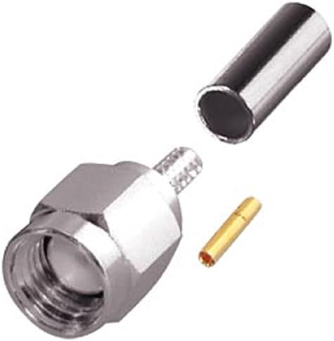 RF Industries, Sma Male Crimp Plug, Reverse Polarity (Gender), N,G,T; For Rg-174/U &amp; Rg-316/U, Cbl Grp B (Rp-3000-B)