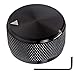 DIKAVS Solid Aluminum Potentiometer Knob Audio Volume Knob 30 x 17mm