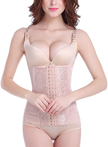 PengGeng Womens Steel Boned Corset Belt Waist Trainer Slimming Slim Shapewear