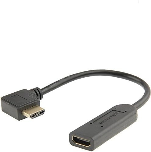 HDMI Cables, 90 Degree HDMI Male to HDMI Female Signal Extender, Extend Distance Up to 70m