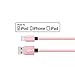 Kabe Baer 1 Pack (3.2 Feet) Nylon Braided Strengthen Lighting to USB Sync Cable Charger Cord for iPhone SE, 6s Plus, 6s,6, 5,5s,5c, iPad,iPad Air 1/2, iPad Mini 1/2/3, iPod (1-Pack Rose Gold)