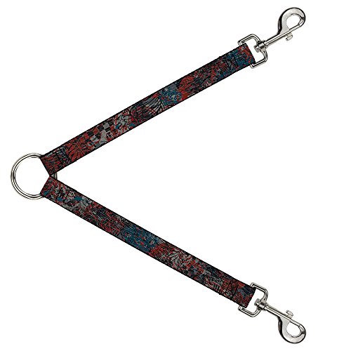 Buckle-Down Dog Leash Splitter Gothic 4 1 Foot Long 1 Inch Wide