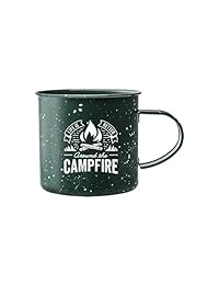 Taza de camping con diseño de Campfire (disponible