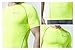 TSLA Men's UPF 50+ Quick Dry Short Sleeve Compression Shirts, Athletic Workout Shirt, Water Sports Rash Guard, BLM Edition Guard Neon Yellow, Large