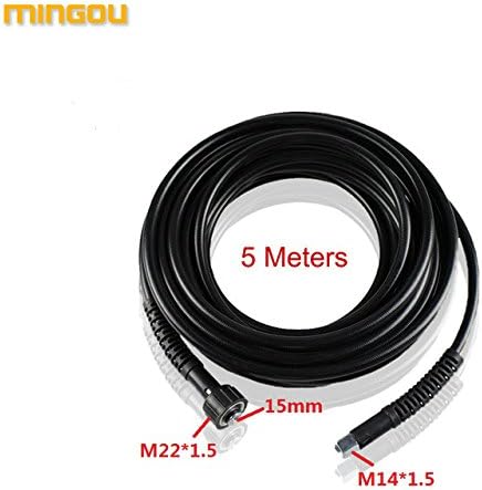 Mingou 5 Meter 160bar High Pressure Washer Hose for General Lavor,General Garden (cw021)