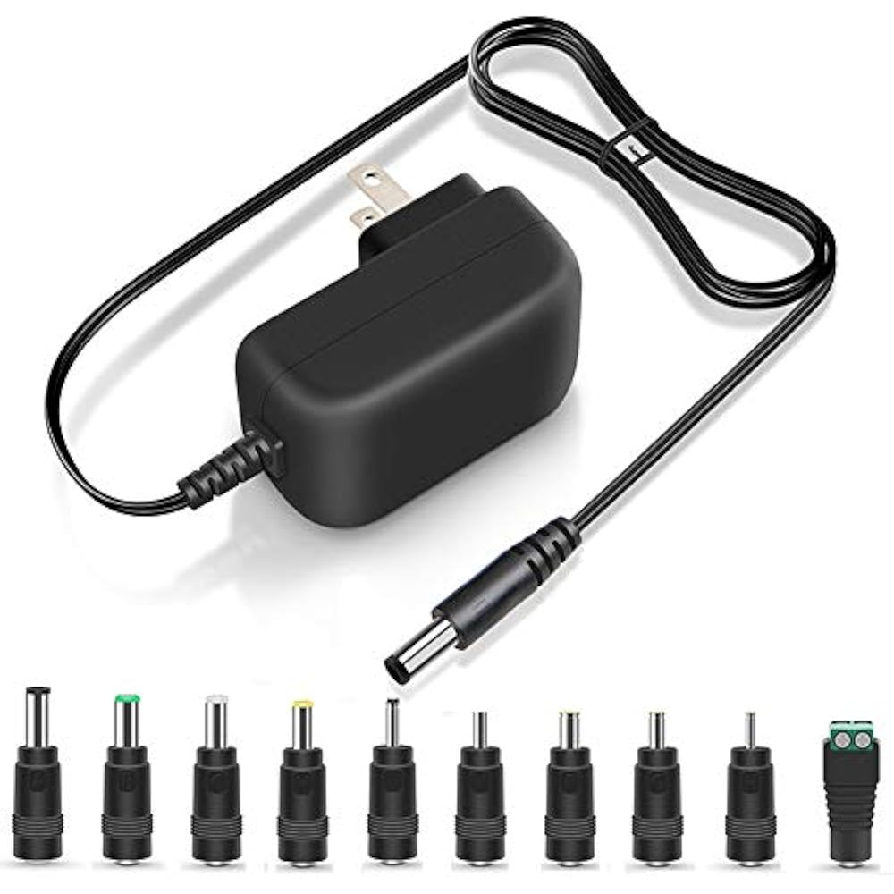 UL Listed 12V 1A Power Supply 12W AC Switching Adapter DC Charger CCTV