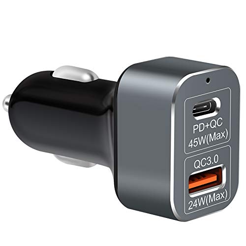 Urbanx 69w Type C Pd Car Charger With Qc 30 Port Compatible With Macbook Iphone Xsxs Maxxr Ipad Pro Samsung Galaxy S9 Note 9 S8 Plus Huawei P20