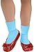 Rubies Adult Wizard of Oz Deluxe Dorothy Sequin Shoe Covers, Red, One Size