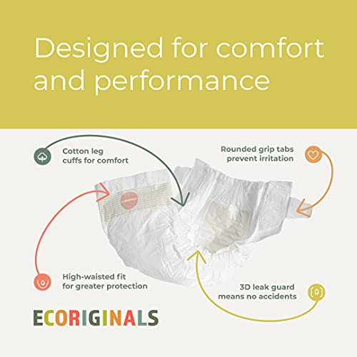 Ecoriginals Eco Disposable Training Pants Diapers Walker Size 5, 28