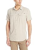 Columbia Men's Silver Ridge Lite Short Sleeve Shirt, Fossil, Medium