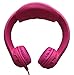 Kidrox Wired Kids Headphones, Volume Limited with Padded Cushions and Removable Size-Adjuster, Safe for Children (Pink)