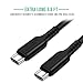 USB-IF Certified USB C Cable, USB Type C to C Cord, Charging Compatible with MacBook Pro 2018 MacBook Air iPad Pro, Galaxy S9 Note 9, Nintendo Switch, Pixel 3, Power Delivery 100W 9.9ft - 2 Pack