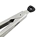 Food Tongs, Newness Modern Design Kitchen Tongs - Serving Tongs - Food Tongs, 10.8 Inches Food Grade 304 Stainless Steel Locking Tongs Serving as Cooking Utensil