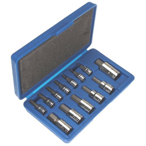 Anytime Tools Professional 13 pc METRIC MM HEX ALLEN WRENCH BIT SOCKET TOOL SET