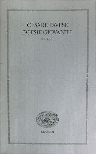 Amazon It Poesie Giovanili 1923 30 Pavese Cesare Libri