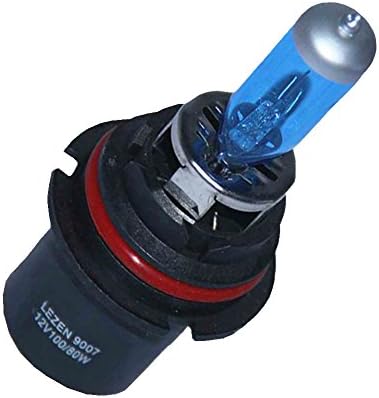 LEZEN 9007 HB5 12V 100/80W Xenon Filled Halogen Bulb Super White Car (Pack of 1)