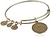 Alex and Ani Laughing Buddha Expandable Rafaelian Gold Bangle Bracelet