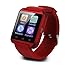Padgene Bluetooth Smart Watch Bracelet for Samsung, Nexus, Htc, Sony and Other Android Smartphones, Red