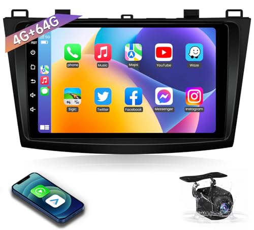 Android 13 4+64G 5G-WiFi, Car Radio for Mazda 3