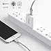 Quick Charge 3.0, FONKEN 18W USB Wall Charger Adapter with Smart IC for Compatible Samsung Galaxy S7 S6 Edge, Note 5/4, LG G5 V10, Nexus 6,HTC 10, Qualcomm Certified, Comply with UL 60950-1 (White)