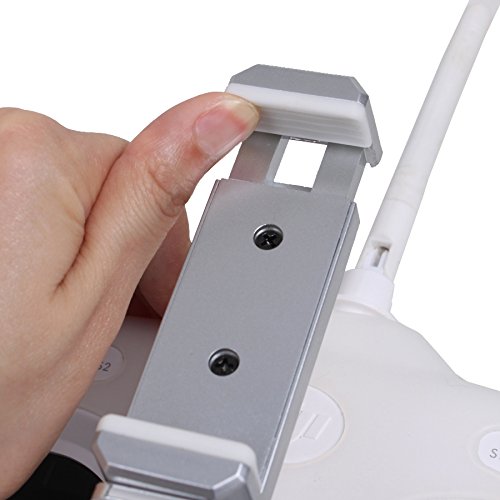 O'woda Phantom 3 Phone Holder, Adjustable Cellphone Stand Remote Control Clip Mount Bracket for DJI Phantom 3 Standard (Not for Tablets)