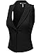 FPT Womens Stretchy Dressy Vest BLACK SMALL