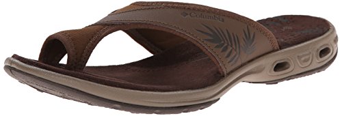 Columbia Women's WOMEN'S KEA VENT Sandal, dark brown, hawk, 10 Regular US