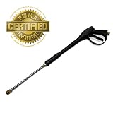 Yard Force 1109815 +1102805A 3600PSI Universal Pressure Washer Spray Gun Trigger and Wand