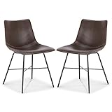 Poly and Bark Paxton Dining Chair, Set of 2 Tan