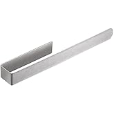 szhdxsy Towel Holder SUS 304 Stainless Steel Brushed Hand Towel Rod, Self Adhesive Towel Holder Towel Rod Towel Rack for Bathroom- Silver 14in