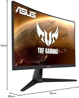ASUS TUF VG27VH1B 27" Full HD 165Hz Gaming Monitor 1ms Curved FreeSync Premium view 7