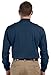 Devon & Jones Adult Sueded Cotton Jersey Mock Turtleneck L GREY HEATHER