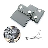 ILIVABLE Seatbelt Adjuster, Auto Shoulder/Neck Protector Locking Clip Cover, Vehicle Seat Belt Positioner (Grey, 2 Pack)