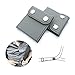 Seatbelt Adjuster, ILIVABLE Auto Shoulder/Neck Protector Locking Clip Cover, Vehicle Seat Belt Positioner (Grey, 2 Pack)