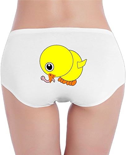 Nhuquhuan Twins Chick Little Left Ladies Low Waist Sexy Briefs S White