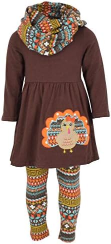 Amazon.com: HH Family Girls Thanksgiving Dress Kids Turkey Brown Outfit  Clothing (US, Numeric, 4, Regular, Turkey Dress B): Clothing, Shoes &  Jewelry
