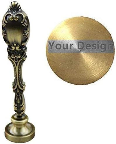 MDLG Vintage Bronze Luxury Custom Picture Logo Letters Wax Seal Sealing Stamp Metal Handle Copper Head Gift Set