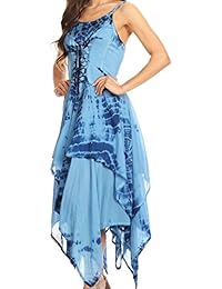 Vestido de pañuelo con dobladillo
