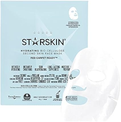 Download Starskin Red Carpet Ready Hydrating Coconut Bio Cellulose Second Skin Face Mask Restore Dewy Radiance To Dry Dull And Dehydrated Skin Amazon Co Uk Beauty PSD Mockup Templates