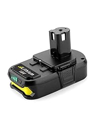 2.0 Ah P104 Batería de repuesto para Ryobi P108 P105 P102 P103 P107 Cordless Herramientas Eléctricas (18 V, Ión de litio)