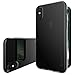 LUVVITT Clarity Back Cover with Light and Slim Flexible TPU Rubber Protection for iPhone Xs/X (2017-2018) - Transparent Black