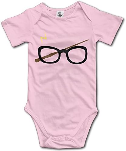 KI3SOP Harry Potter Vector Logo Onesies Bodysuit For Baby Boys Girls Pink 24 Months