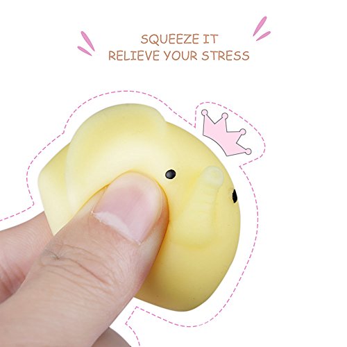 Squishy Toy Slow Rising Squeeze Animals-Shaped Stress Release Party Favors 20PCS/Pack