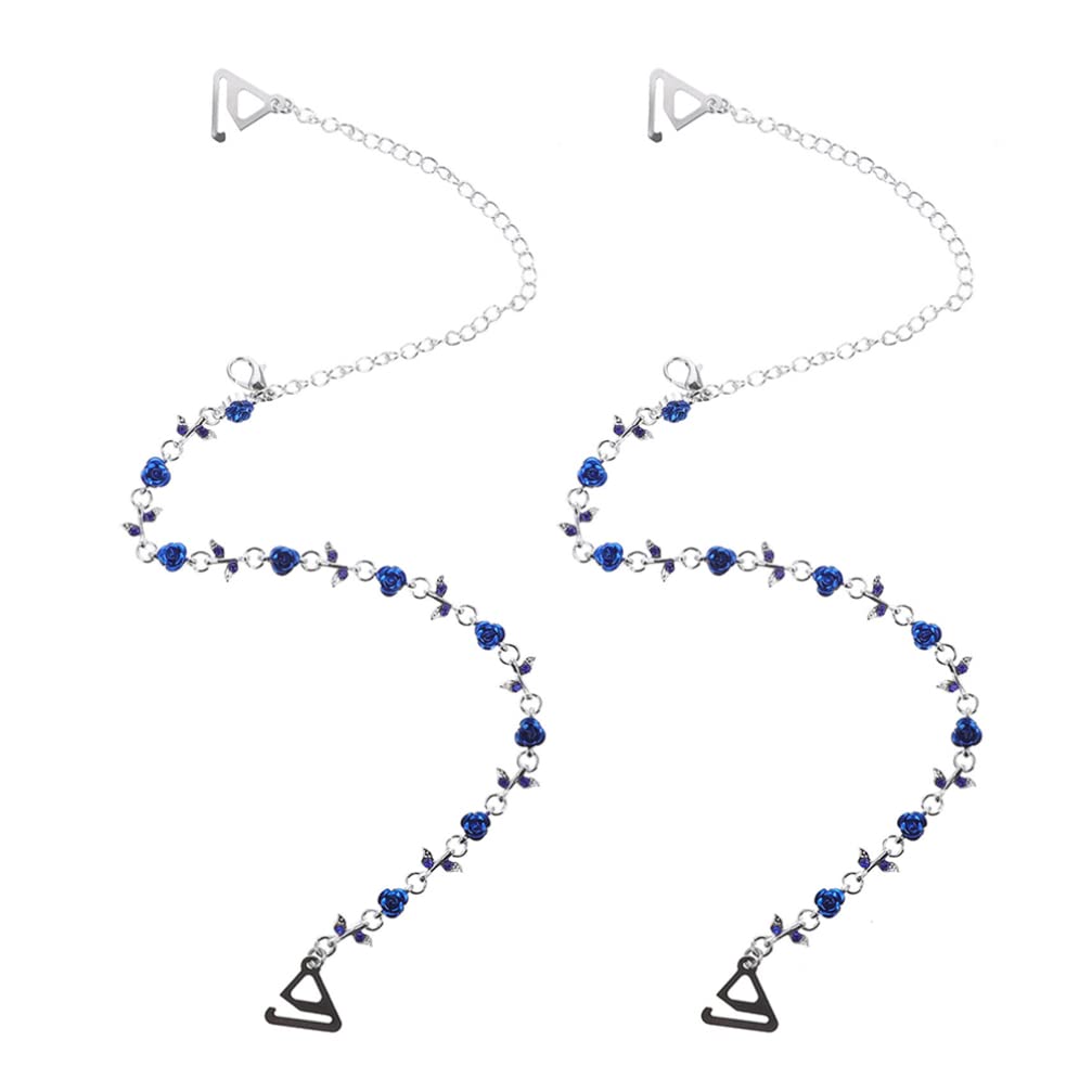 GALPADA Rhinestone Bra Strap s Bra Holder: Pearl Diamond Bra Belt Adjustable Strap Invisible Anti Skid Underwear Strap for Bra Tops Dress Crystal Bra Strap
