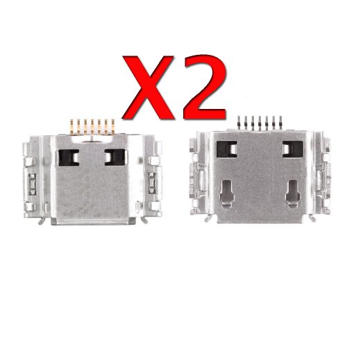 ePartSolution-2 X Samsung Captivate Galaxy S SGH-i897 AT&T Charging Port Dock Connector USB Port Repair Part USA Seller